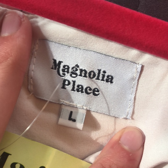 NWT! Magnolia Place Floral Overlay Swing Dress - Picture 5 of 7